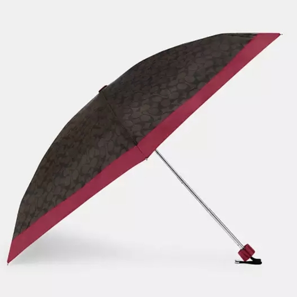 Coach Uv Protection Signature Mini Umbrella - Picture 3 of 8